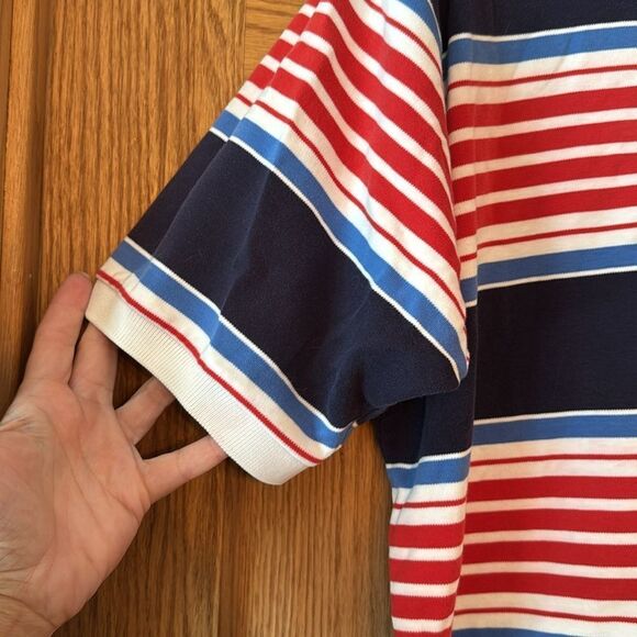 POLO RALPH LAUREN Vintage Golf Crest Striped Polo - Picture 10 of 12
